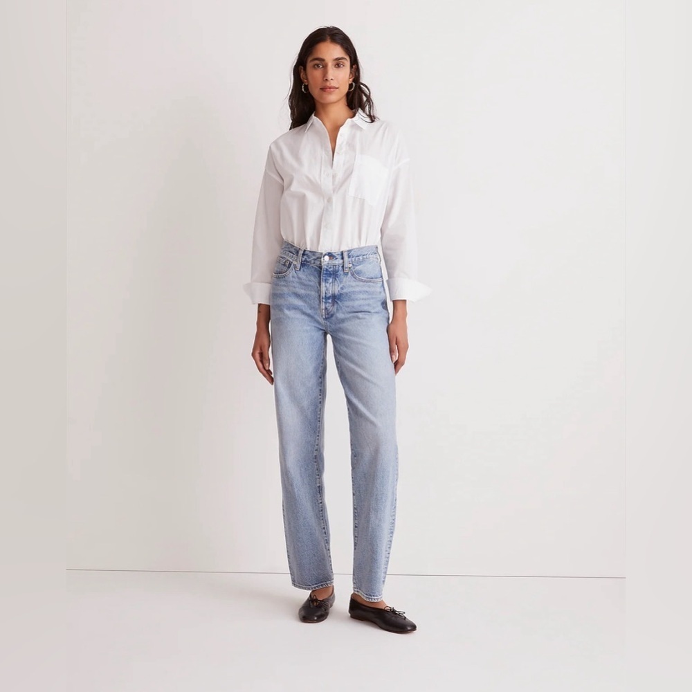 Madewell Low-Slung Straight Jeans